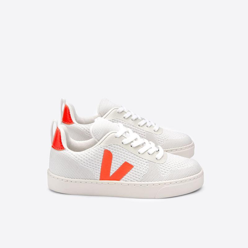 Tenis Veja Niños Outlet - V-10 Zapatillas Naranjas ES2462255